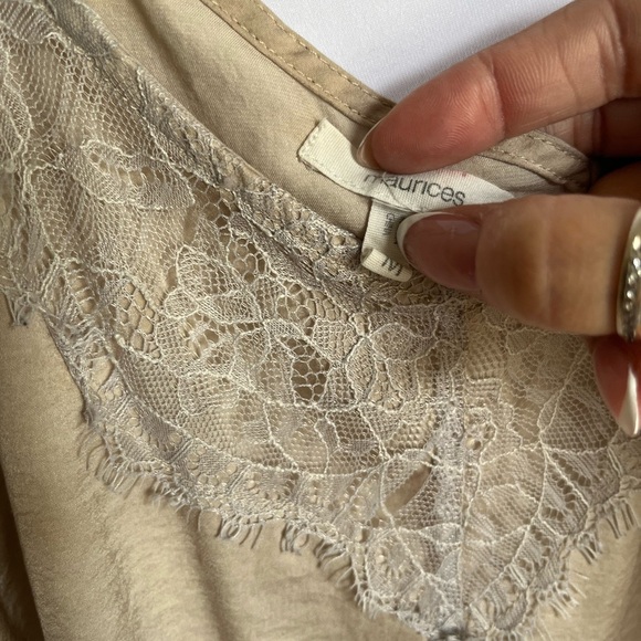 Maurice’s Work‎ Blouse, Lacy Sz M - Picture 2 of 3